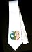 Party Decoration Necktie with watermelon, world, earth, melon, planet