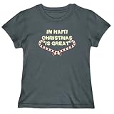 T-Shirt Womens Dark Silver  IN Haiti CHRISTMAS IS GREAT  Countries