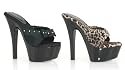 6" Heel Mule With Rhinestones by Ellie