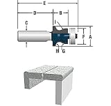 BOSCH 85665M 1-1/8-Inch Diameter 1-Inch Cut Carbide Tipped No-Drip Router Bit 1/2-Inch Shank With Bearing