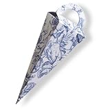 Blue Toile - Icicle Shaped Favor Boxes (set of 6)
