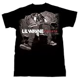 Lil Wayne - Rebirth Adult T-shirt in Black, Size: Large, Color: Black