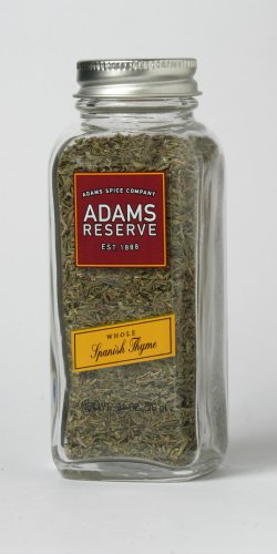 Adams Extracts Spanish Thyme, Whole, 0.91-Ounce Glass Jars (Pack of 5)