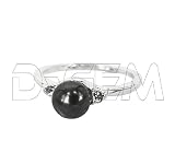 Pearl & Faceted Zirconium Ring (53)