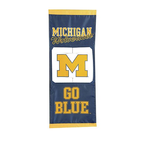 Michigan Wolverines NCAA Spinning Icon Garden Banner