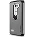 D'eJoy LG Leon C40 LG Power L22C LG Tribute 2 LS665 LG Risio Dual Layer Dual-Armor Series Full Body Protection Anti-Scratch Case - Slate Gray