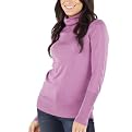Mossimo® Black Petites: Ultrasoft Turtleneck Sweater - Purple Whip
