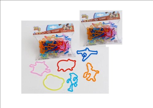 Joy Toy 20414-A - Disney Bandz Toy Story (Silly-Toy Story) - 48 St&uuml;ck sort. (2 Beutel x 24 St.)