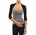 Fashion Secrets™ Women Long Sleeve Rayon Bolero Shrug Cropped Cardigan Jacket