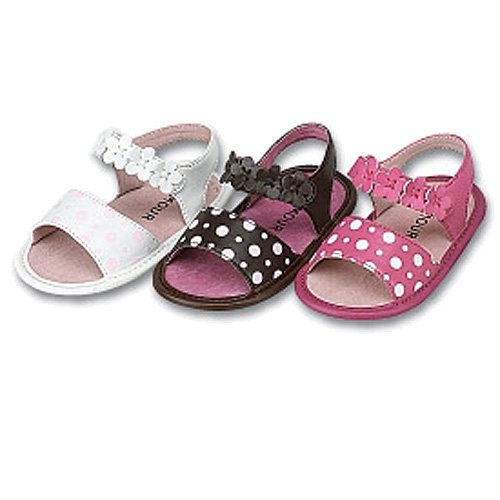 Baby Toddler Girls Shoes Polka Dot Flower Spring Summer Sandals 0-5