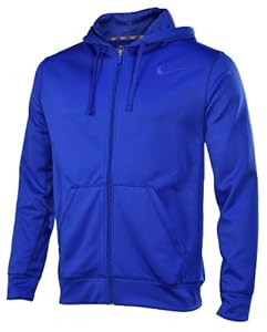 Nike Men's KO Full Zip Training Hoodie-Bue-Medium