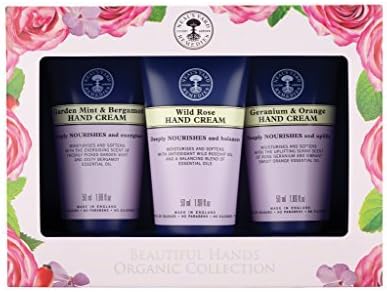 Neal's Yard Remedies Hand Cream Collection: Geranium &amp; Orange Hand Cream 50ml, Wild Rose Hand Cream 50ml, Garden Mint &amp; Bergamot Hand Cream 50ml by Armitage Pet Care