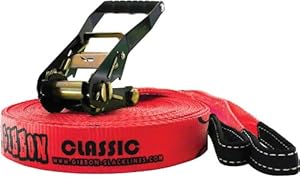 Gibbon Classic Slacklines (Red, 25-Meter)