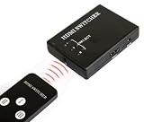 Proxima AUTO IR Remote 3 Port HDMI Switch Hub Switcher Splitter support 3D