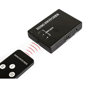 Proxima Direct� AUTO IR Remote 3 Port HDMI Switch Hub Switcher Splitter support 3D