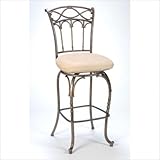 30"H Kendall Memory Swivel Antique Bronze Finish Bar Stool