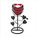 Love In Bloom Red Heart Tealight Holder Candle Stand