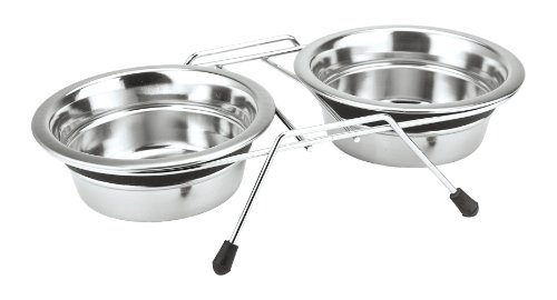 Nobby 79049 Doppelnapf Edelstahl \"Silent Diner\" Preisvergleich