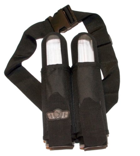 GXG 2 Pod Ejection Black Pack Paintball Harness + Tubes