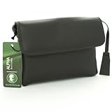 Taurus Alpha Design Genuine Leather Cross Body bag Choc Brown