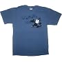 Felix the Cat Walking Comic Strip Blue T-shirt Tee