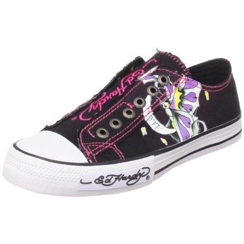 Ed Hardy Women's Chaud Fashion Sneaker,Black-11SCD106W,6 M US