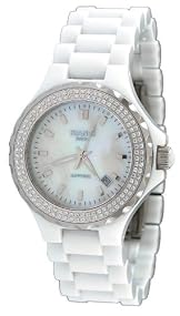 Bianci Swiss #H262-MOPD Women's MOP Dial White Ceramic Watch
