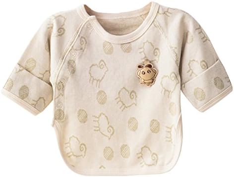 Yoyosoudou Natural Organic Cotton Baby Blouse Thermal Underwear (3-6month, 2 Green)