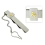 18k Gold & Stainless Steel Men's Tie Clip w/ Stallion Emblem