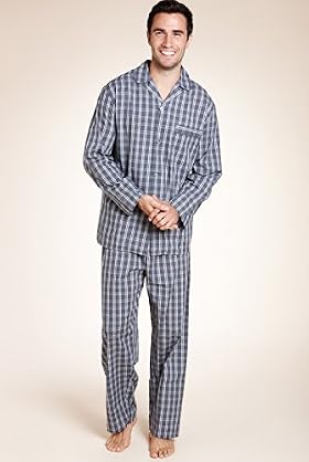 Long Sleeve Check Pyjamas