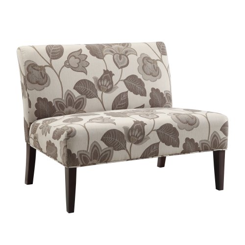 compare Kingsbury Home Corrine Floral Poppy Print Fabric Armless