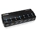 Anker® Uspeed USB 3.0 7 Port Hub mit 12V 3A Netzteil / Stromanschluss und USB 3.0 Kabel [VIA VL812 Chipsatz]