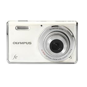 Olympus FE-4000 12MP Digital Camera with 4x Wide Angle Optical Zoom and 2.7 inch LCD (Pearl White)