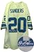 Barry Sanders Signed White Reebok Lions Jersey