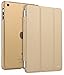 iXCC Apple iPad Mini / Mini 2 / Mini Retina / Mini 3 Smart Case Cover with Hard PC Back and Built-in Magnet for Auto Sleep / Wake Function - Gold