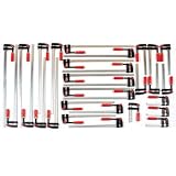 Bessey BTB30 Tradesman 30-Piece Bar Clamp Assortment