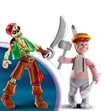 Famosa Peter Pan Skeleton and Indian Child FigureIMAGE
