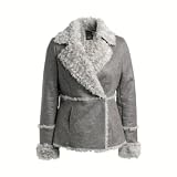 Ellos suedette coat grey 8