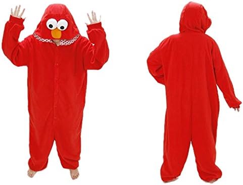 Cozyin Kigurumi Pajamas Adult Animal Sesame Street Red bird Size M