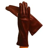 Women's Italian Leather Gloves Lined in Silk. 4bt . In Many Colors. By Solo Classe.