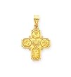 14k 4-Way Medal Pendant