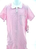 Girls Pink Gingham School Dress Zip Fasten, Age 9-10