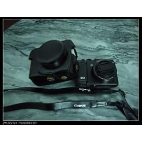 COSMOS Black Leather Case Cover Bag For Canon Powershot G1X Digital Camera DC G1 X + Cosmos cable tie
