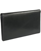 CTM&reg; Womens Leather Basic Checkbook Cover in Fashion Colors