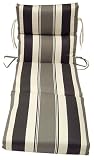 Katani Black Pearl Spun Poly Cartridge Chaise Cushion