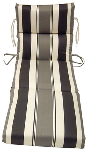 Katani Black Pearl Spun Poly Cartridge Chaise Cushion