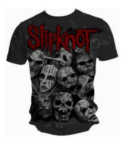 Official SLIPKNOT T Shirt MASKS Rock & Rebellion NEW XL