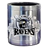 Baltimore Ravens Stainless Steel Beverage Can Cooler - NFL Football Fan Shop Sports Team Merchandise