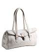 Prada Leather BR2375 White Pushlock Handbag