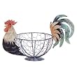 Rooster Tin Basket